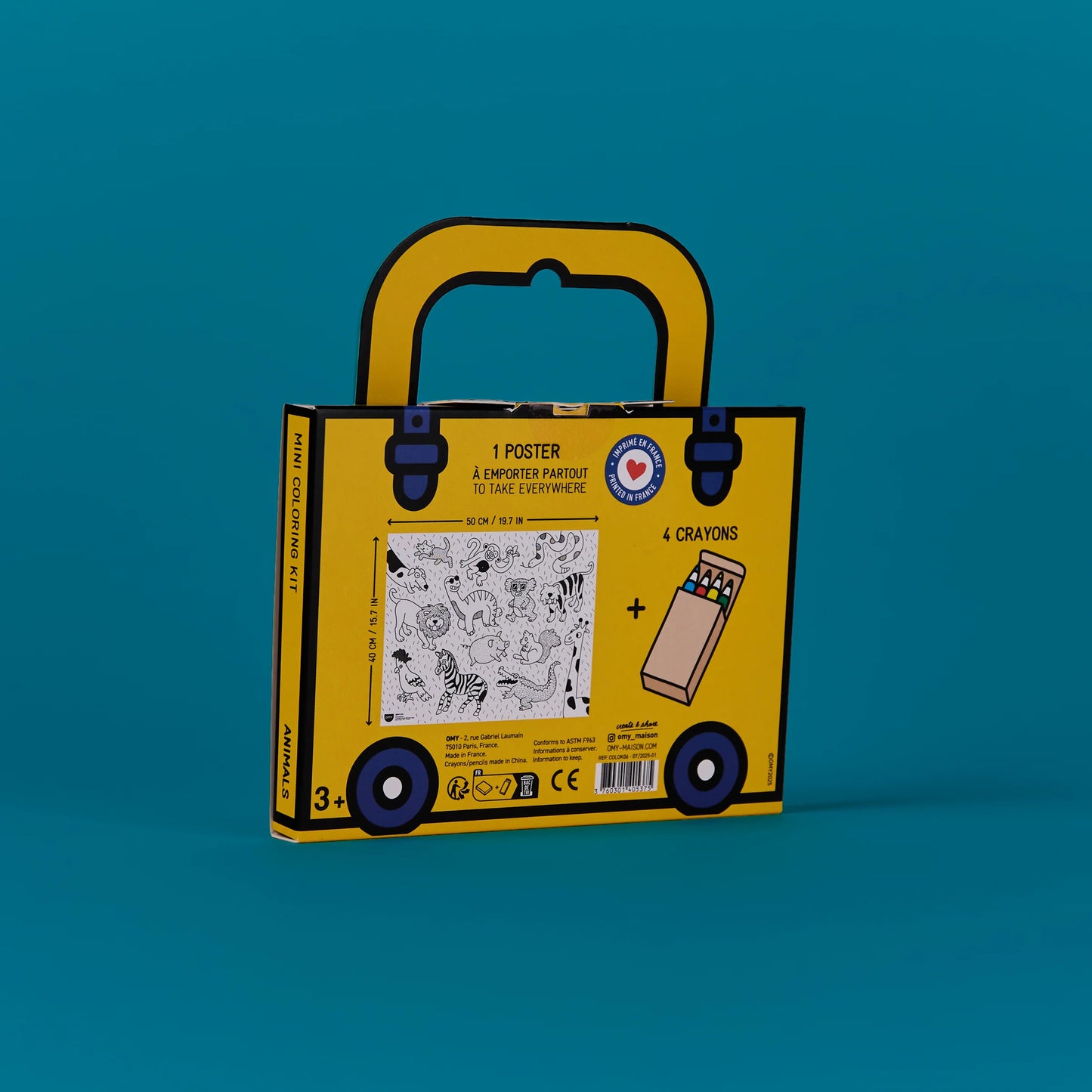 OMY Pocket Colouring - Animals