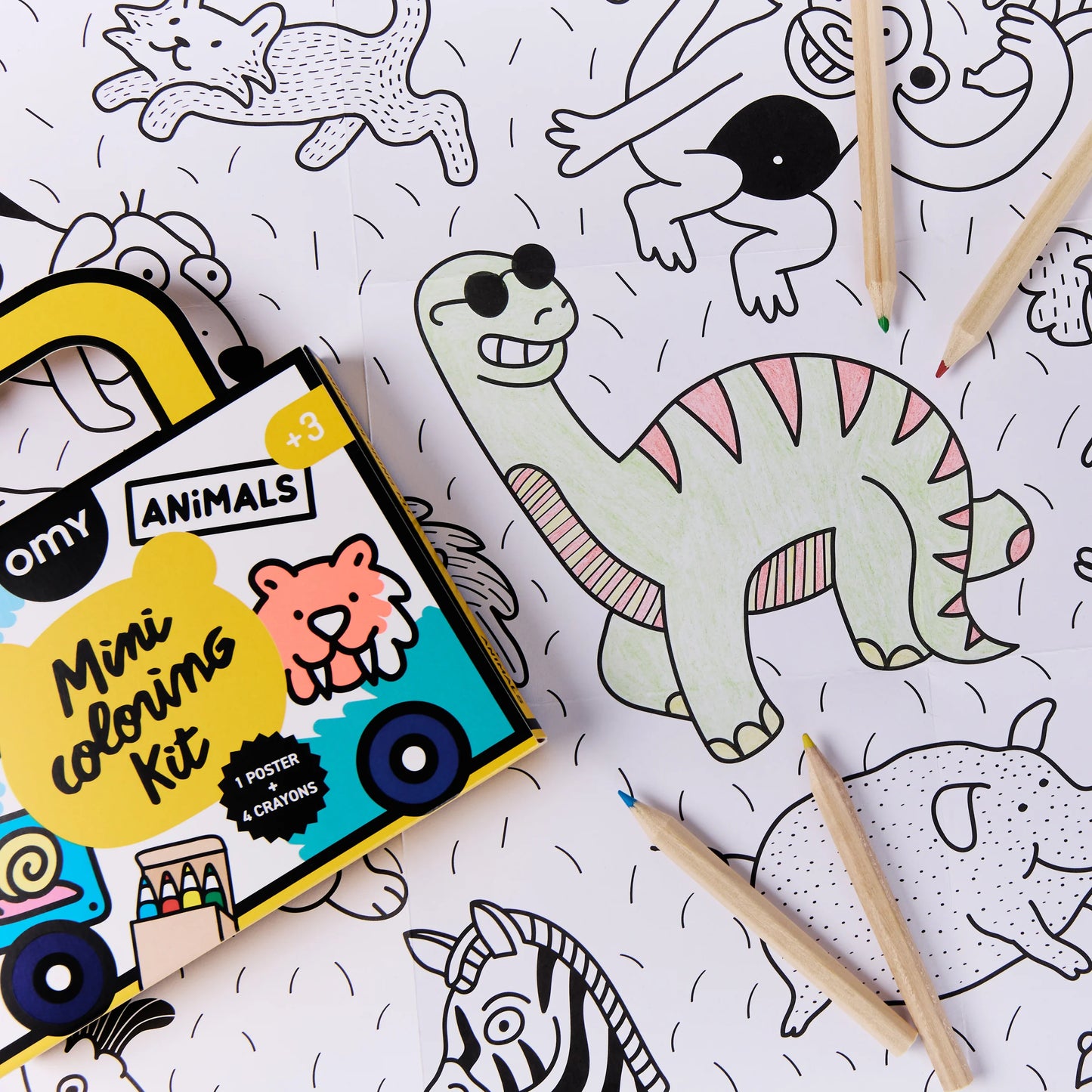 OMY Pocket Colouring - Animals