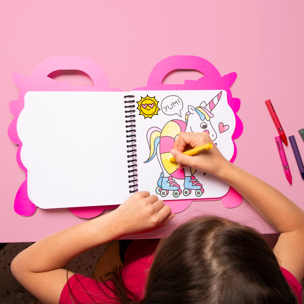 OMY Super Colouring & Stickers Book - Lily