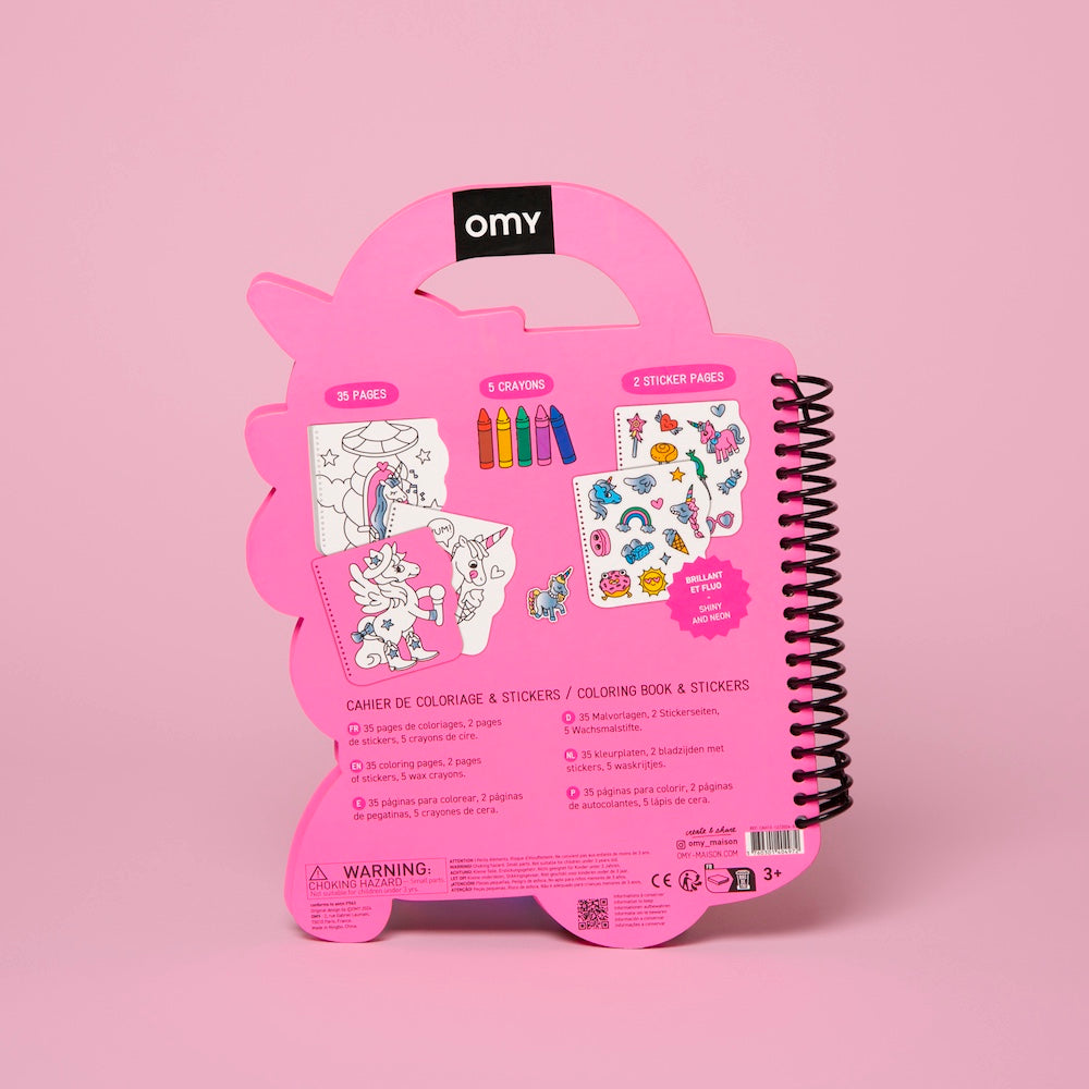 OMY Super Colouring & Stickers Book - Lily