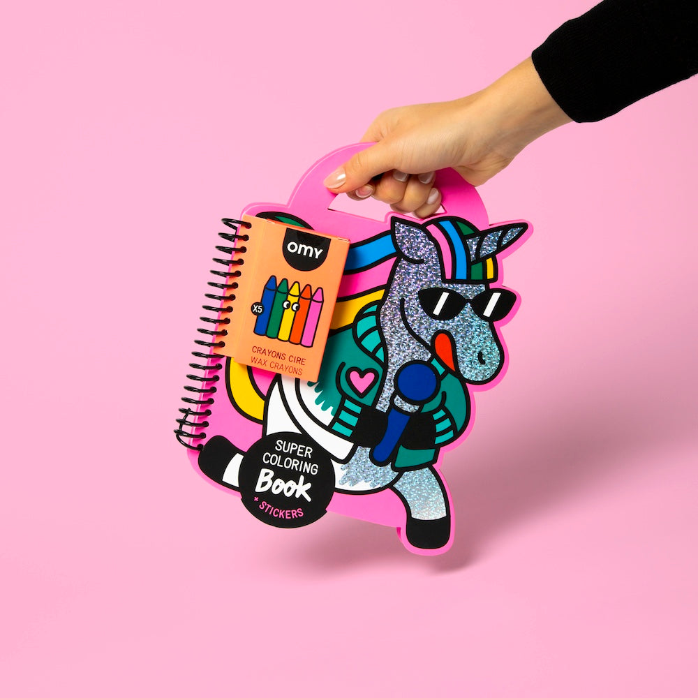 OMY Super Colouring & Stickers Book - Lily