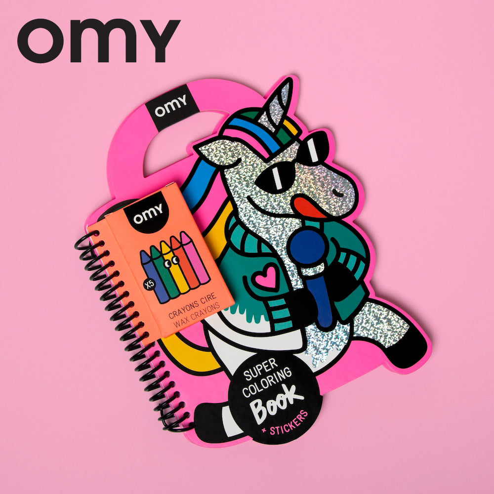 OMY Super Colouring & Stickers Book - Lily