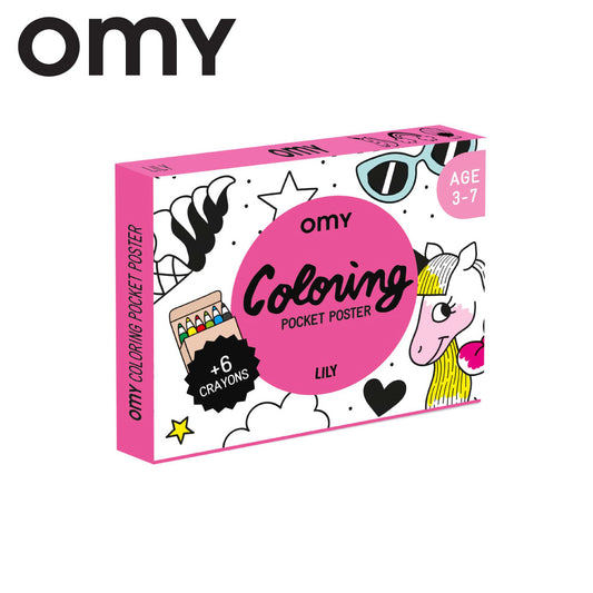 OMY Pocket Colouring - Unicorn