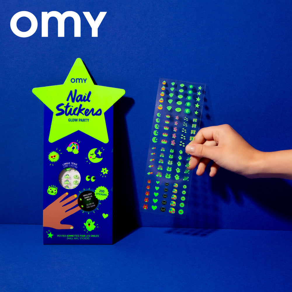 OMY Nail Stickers - Glow Party