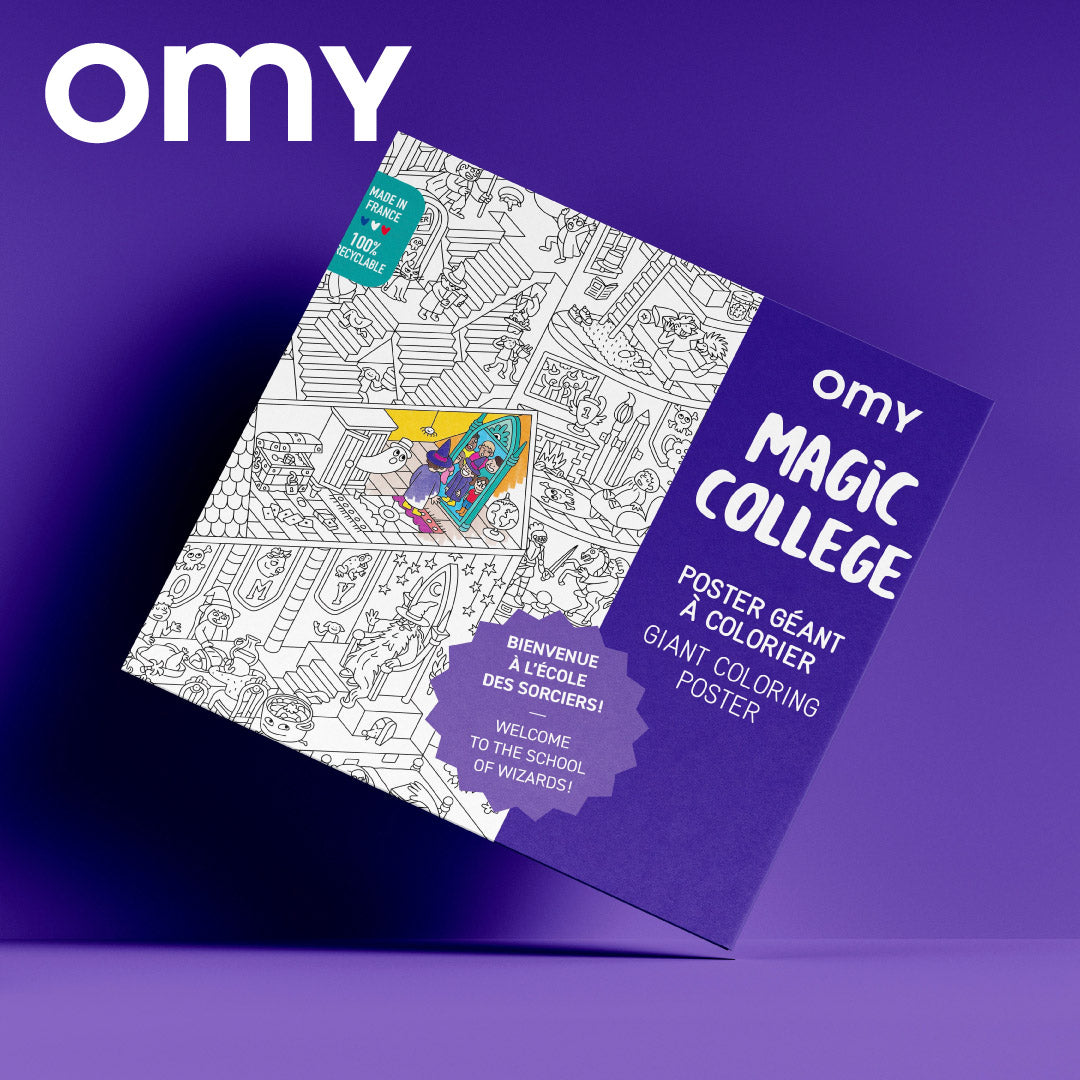 OMY Giant Colouring Poster - Magic College