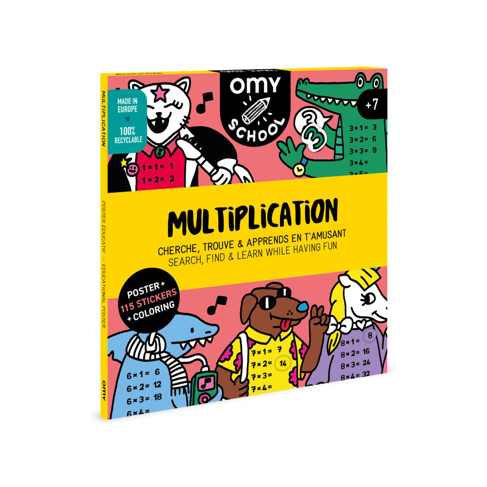 OMY School Poster - Multiplication