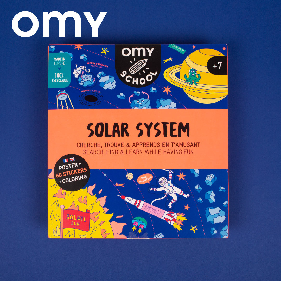 OMY School Posters - Solar System (68 x 48cm)