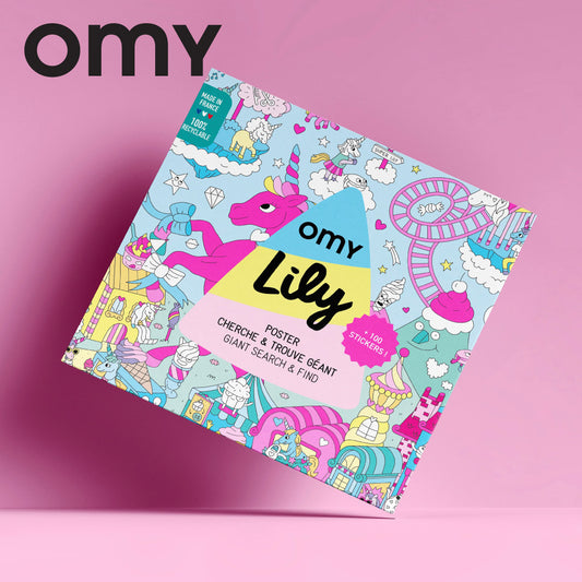 OMY Giant Poster & Stickers - Lily