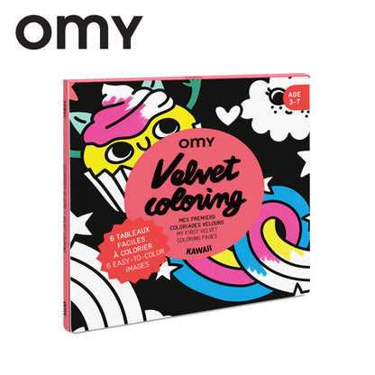 OMY Velvet Colouring - Kawaii