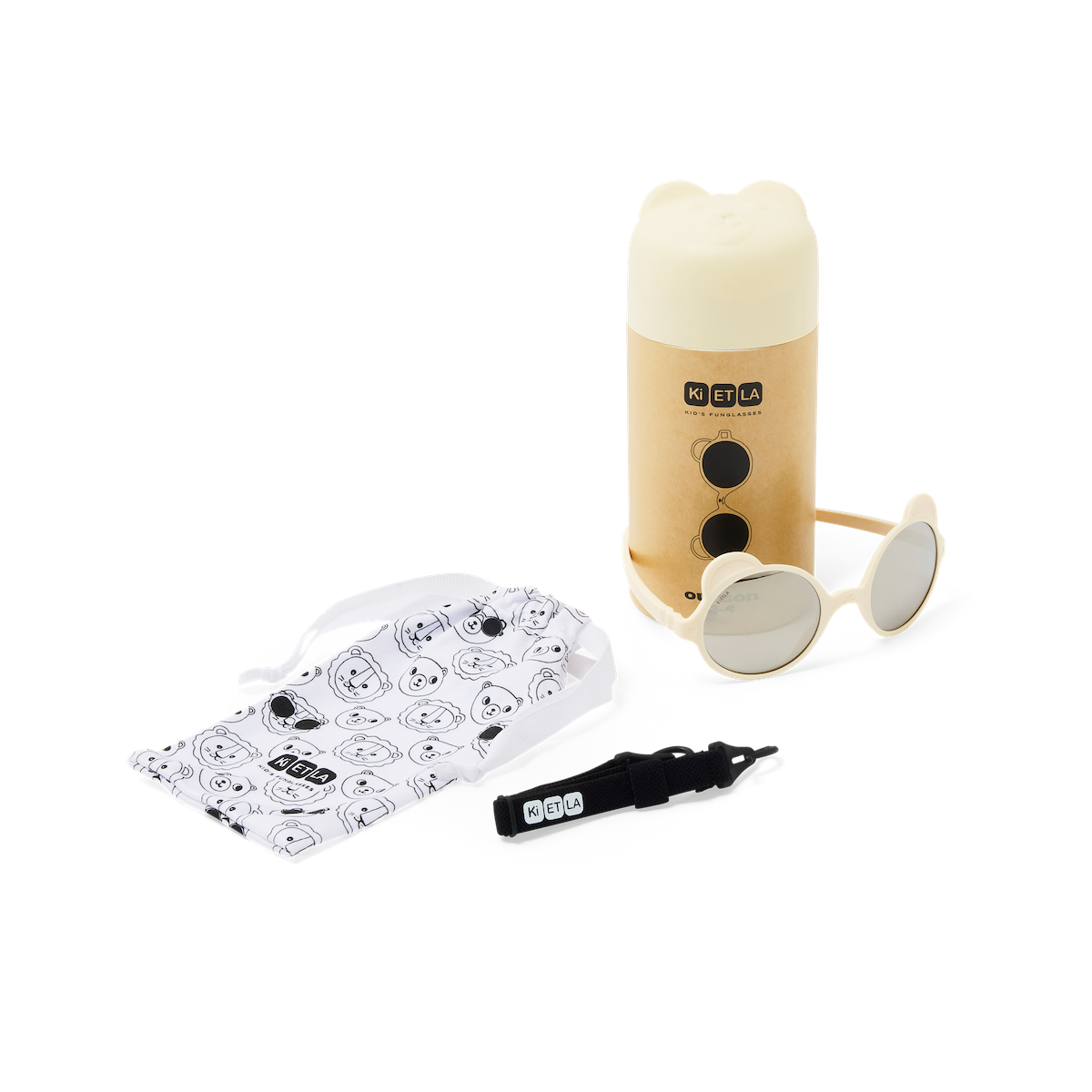 Ki ET LA Sunglasses OURSON 0-1 Yrs Cream