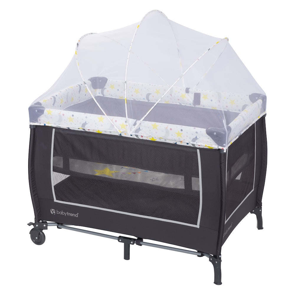 Baby Trend Lil'Snooze Deluxe II Nursery Center Playard - Twinkle Twinkle Little Moon