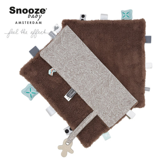 Snoozebaby Cuddle Cloth - Sweet Dreaming Forest Brown