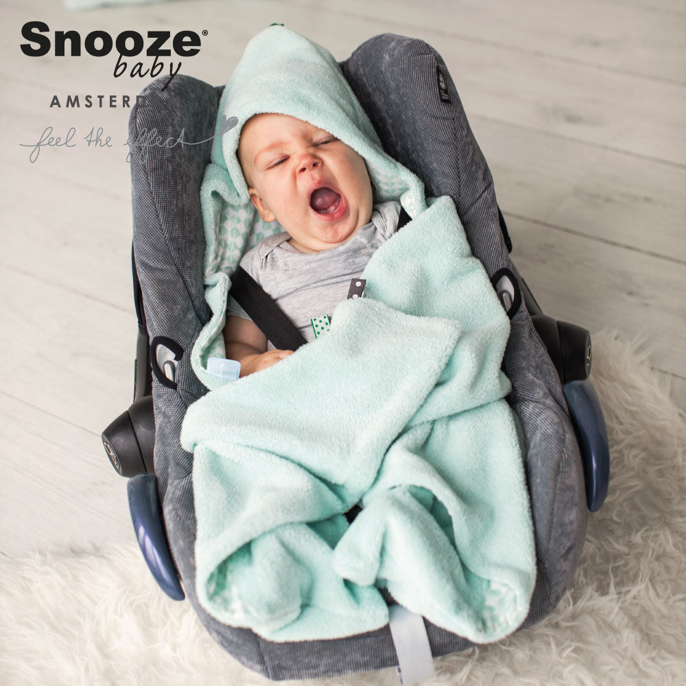 Snoozebaby Wrap Blanket - Trendy Wrapping Fresh Mint