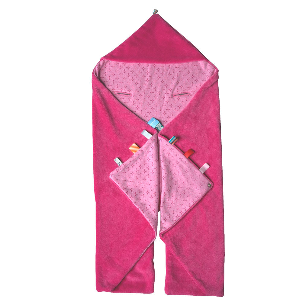 Snoozebaby Wrap Blanket - Trendy Wrapping Funky Pink