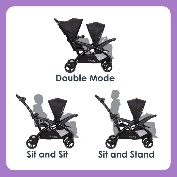 baby trend sit n' stand double 2.0 stroller Baby Trend Sit N' Stand Double 2.0 Stroller