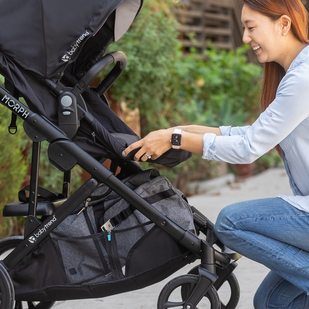 Baby Trend Morph Single to Double Modular Stroller Travel System w EZ-Lift+ Infant Car Seat