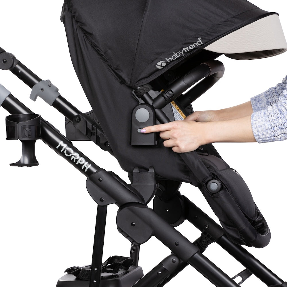 Baby Trend Morph Single to Double Modular Stroller Travel System w EZ-Lift+ Infant Car Seat