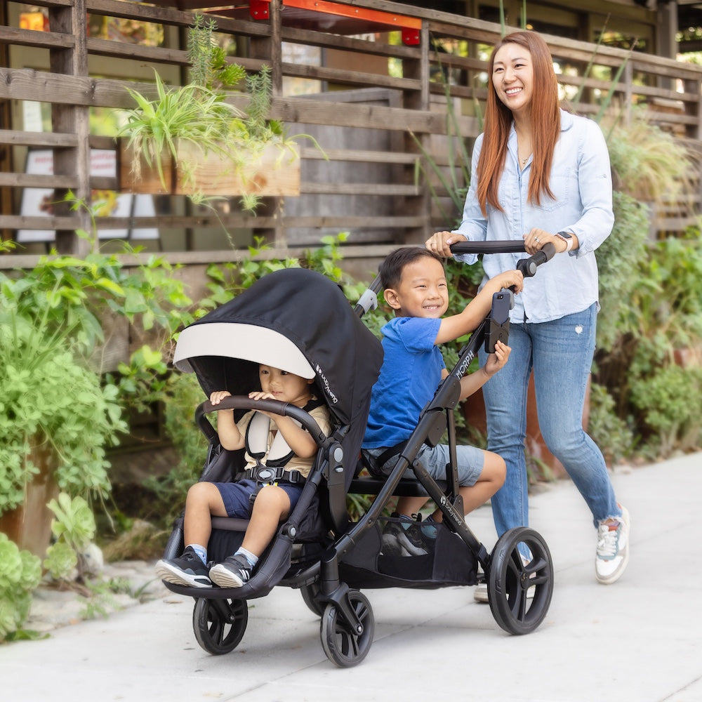 Baby Trend Morph Single to Double Modular Stroller Travel System w EZ-Lift+ Infant Car Seat
