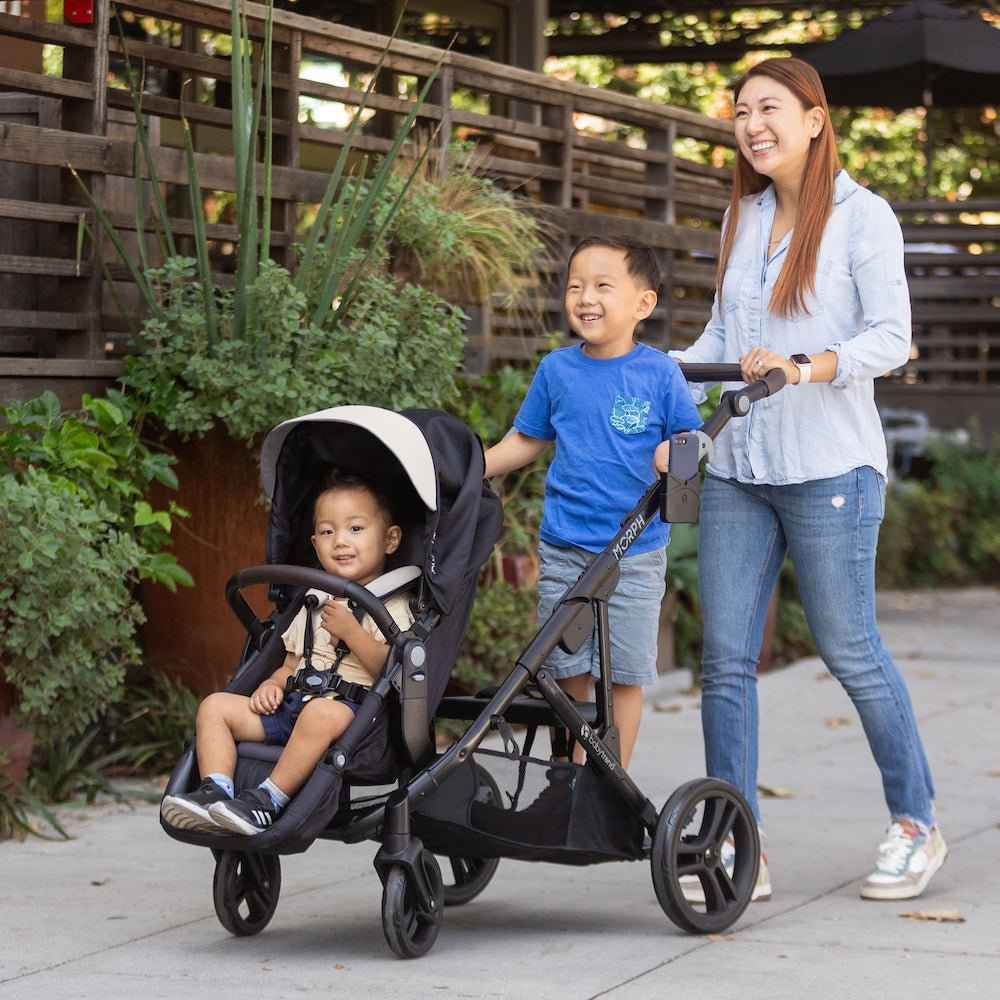 Baby Trend Morph Single to Double Modular Stroller Travel System w EZ-Lift+ Infant Car Seat
