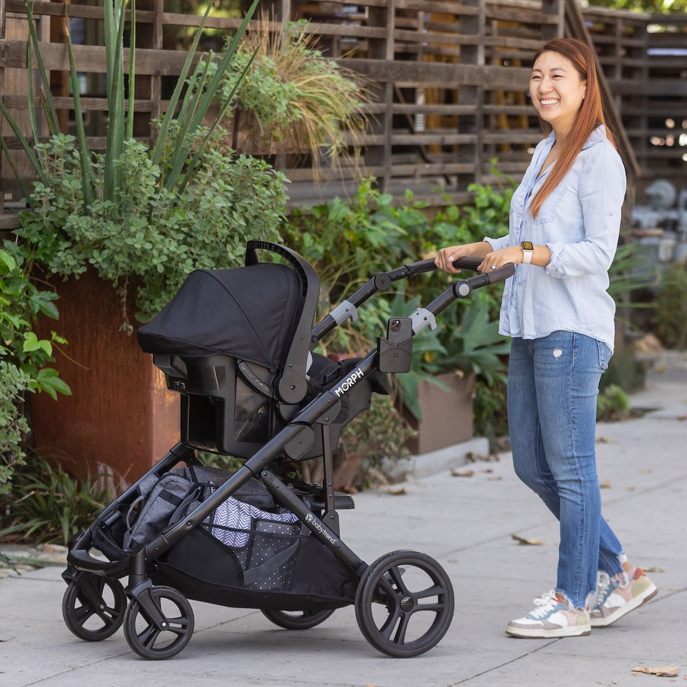 Baby Trend Morph Single to Double Modular Stroller Travel System w EZ- –  Babybrands.asia