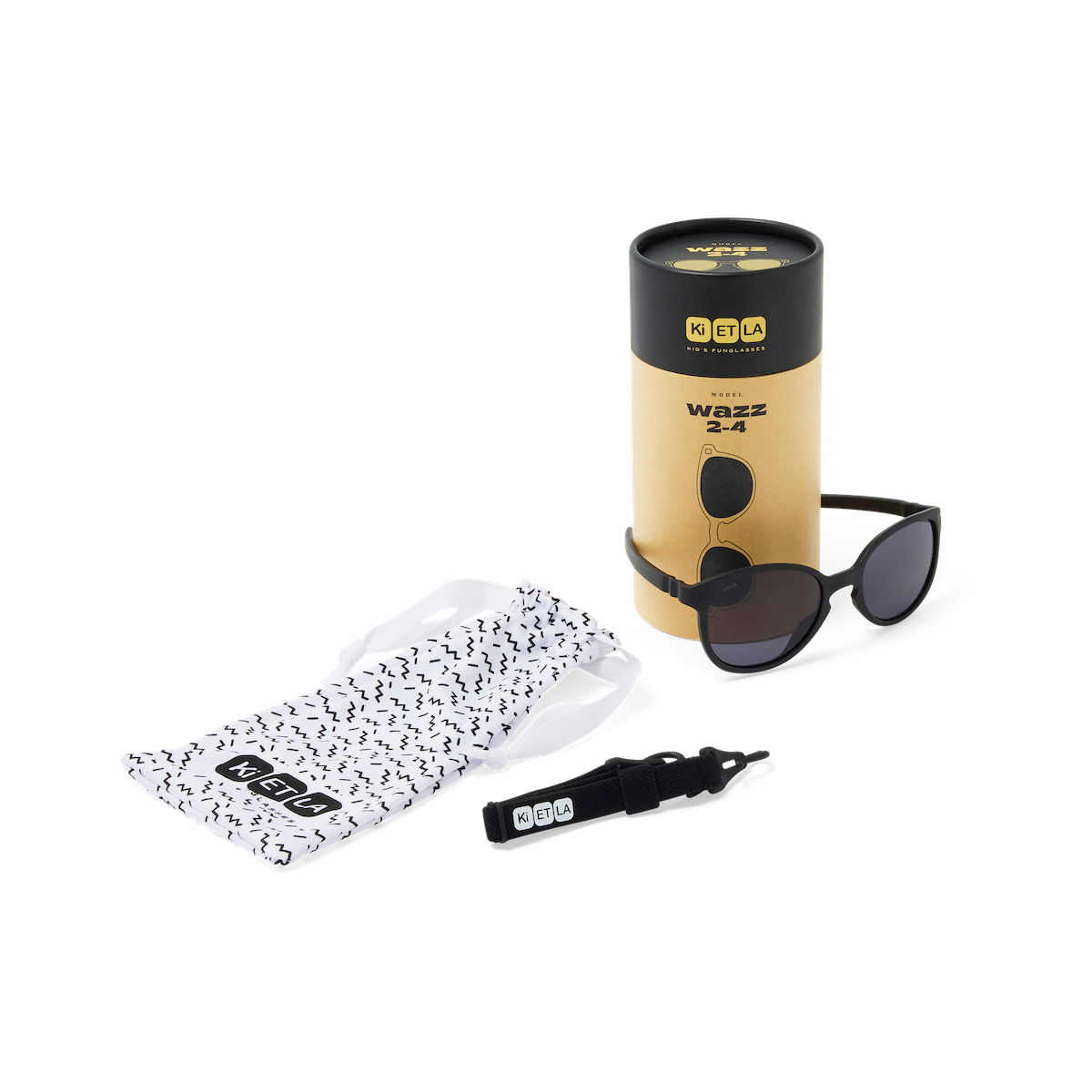Ki ET LA Sunglasses WAZZ 7-12 Yrs Black