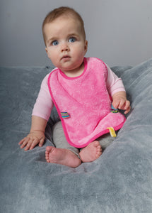 Snoozebaby - Cloth Bib - Blossom Pink
