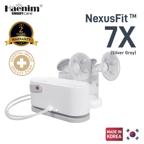Haenim NexusFit™ 7X Handy Electric Breast Pump - Silver Grey