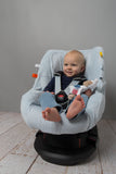 Snoozebaby - Carseat Cover - Fading Blue