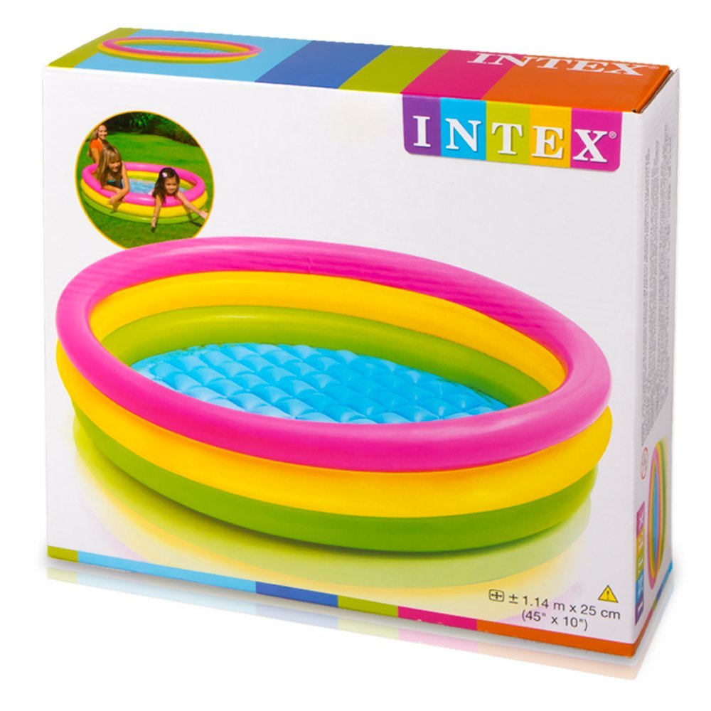 INTEX 3-Ring Sunset Glow Pool (114 x 25cm)