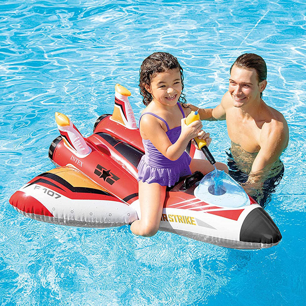 Intex water gun hot sale plane ride on