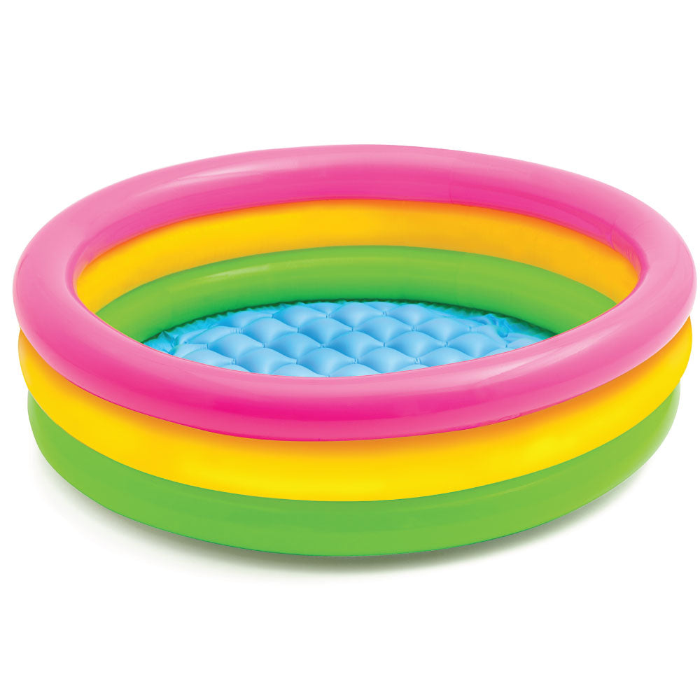 INTEX Sunset 3-ring Inflatable Baby Pool (85cm x 25cm)