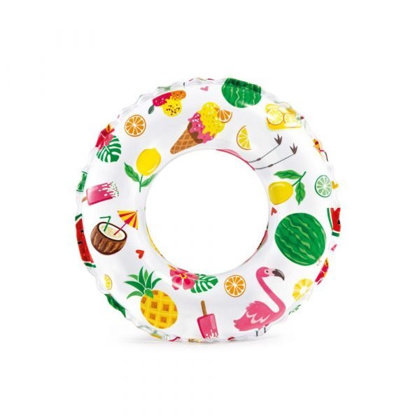 INTEX Lively Print Swim Rings For Ages 6-10