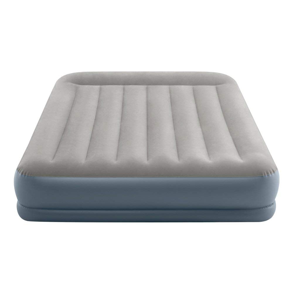 INTEX Pillow Rest Mid-Rise Airbed with Internal Pump - Queen Size