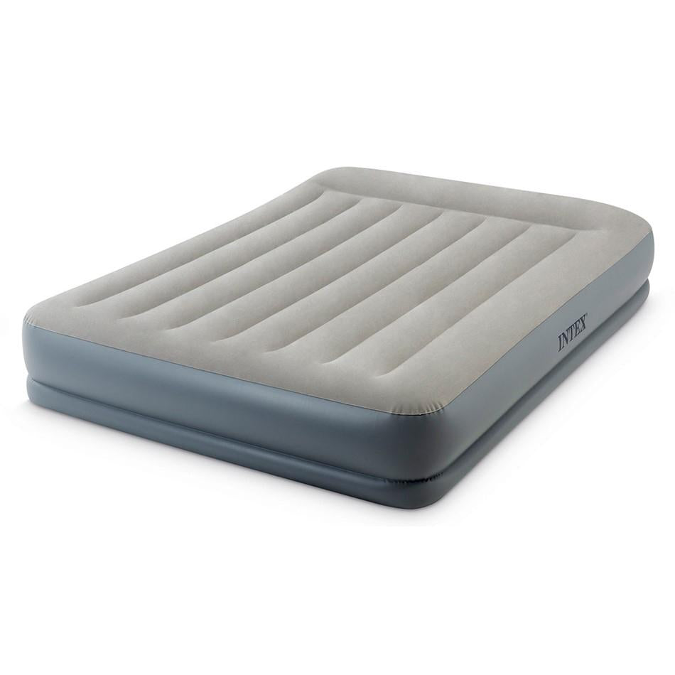 INTEX Pillow Rest Mid-Rise Airbed with Internal Pump - Queen Size