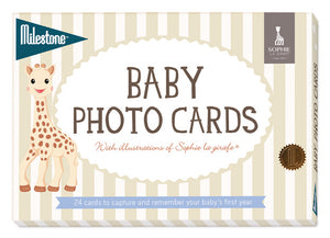 Milestone Baby Photo Cards - Sophie la girafe