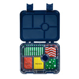 Penny Scallan Design 6-Compartment Large Bento Box - Navy Star