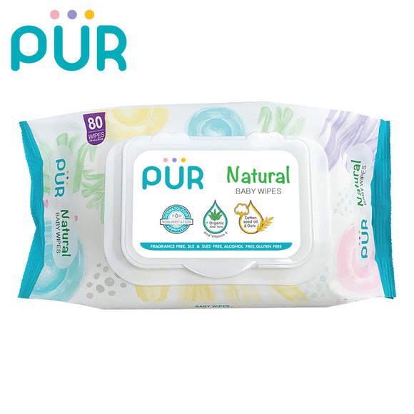 PUR Baby Wipes - 80 Wipes