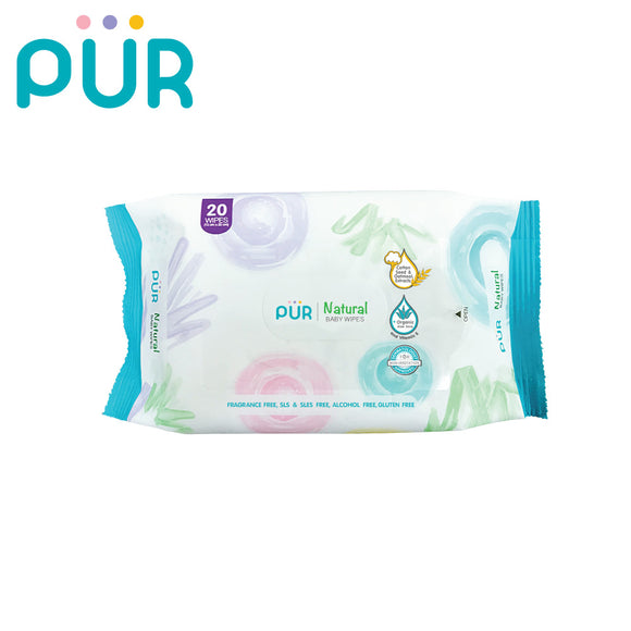 PUR Baby Wipes - 20 Wipes