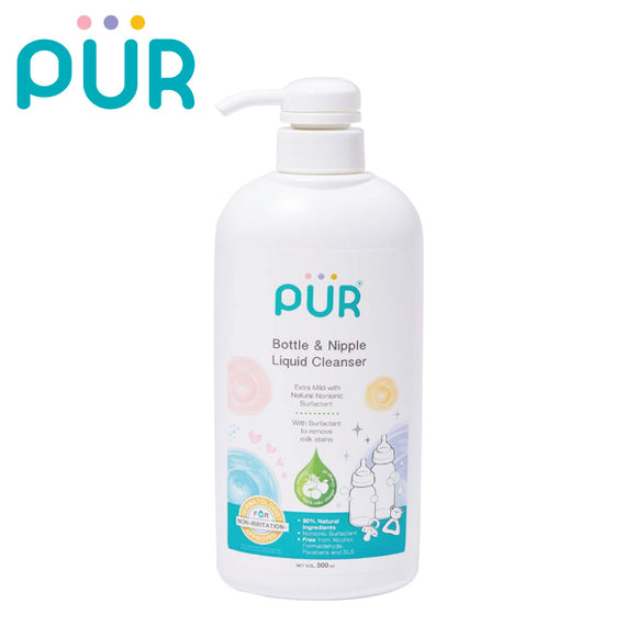 PUR Natural Bottle & Nipple Liquid Cleanser 500ml.