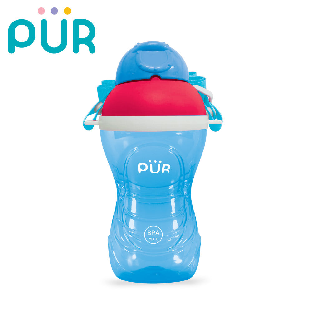 PUR Activity Straw Cup with Strap