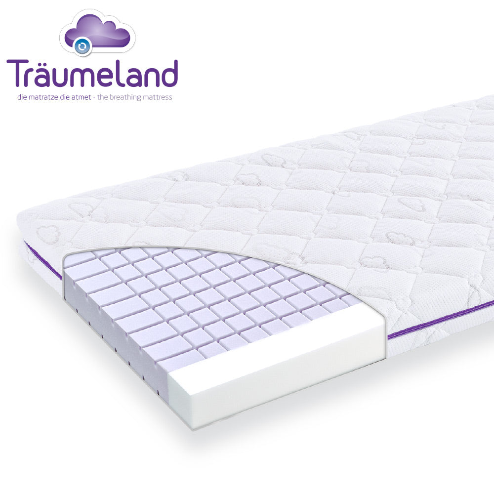 Traeumeland Breathable Cot Mattress - Moonshine (Various Sizes)