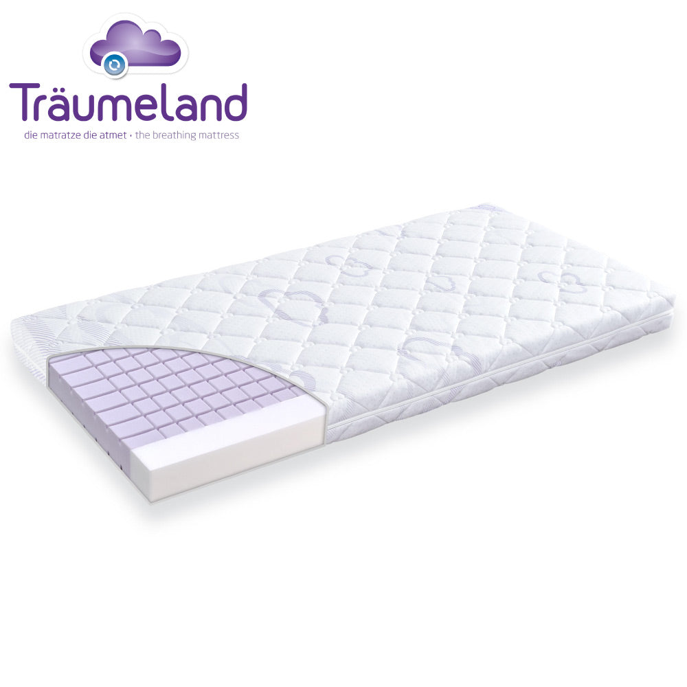 Traeumeland Breathable Cot Mattress - Moonshine (Various Sizes)