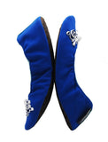 The Plush Shop Handmade Indoor Slippers - Unique Blue