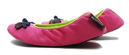 The Plush Shop Handmade Indoor Slippers - Original Pink