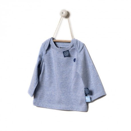 Snoozebaby - Long Sleeve Shirt - Blue Melange