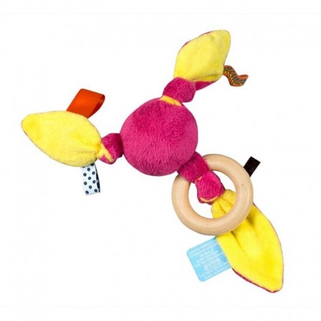 Snoozebaby - Rattle - Candy Pink