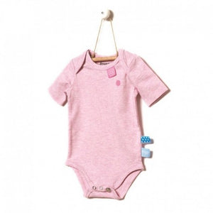 Snoozebaby - Short Sleeve Romper - Pink Melange
