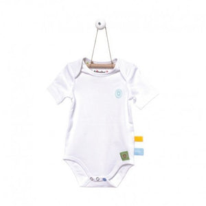 Snoozebaby - Short Sleeve Romper - White